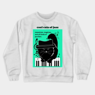 Cool Cats of Jazz Crewneck Sweatshirt